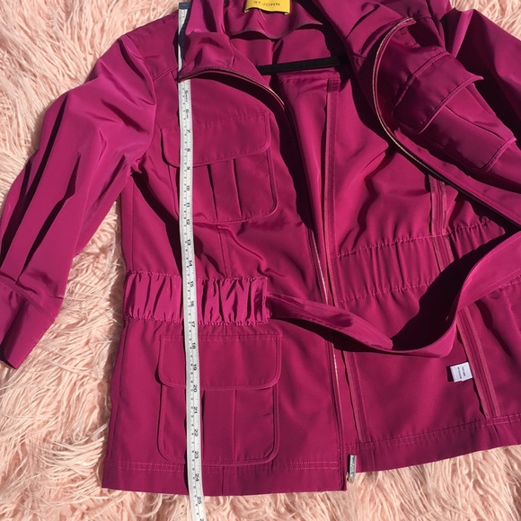 St John collection safari jacket bright purple pink - Picture 6 of 16